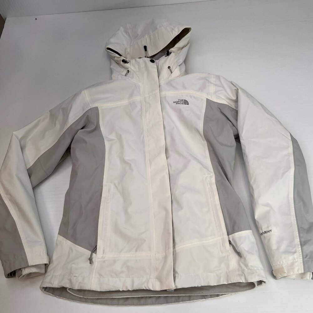 The North Face Jacket Women Medium Hy Vent Hood Lightweight Zip Coat Hype Core